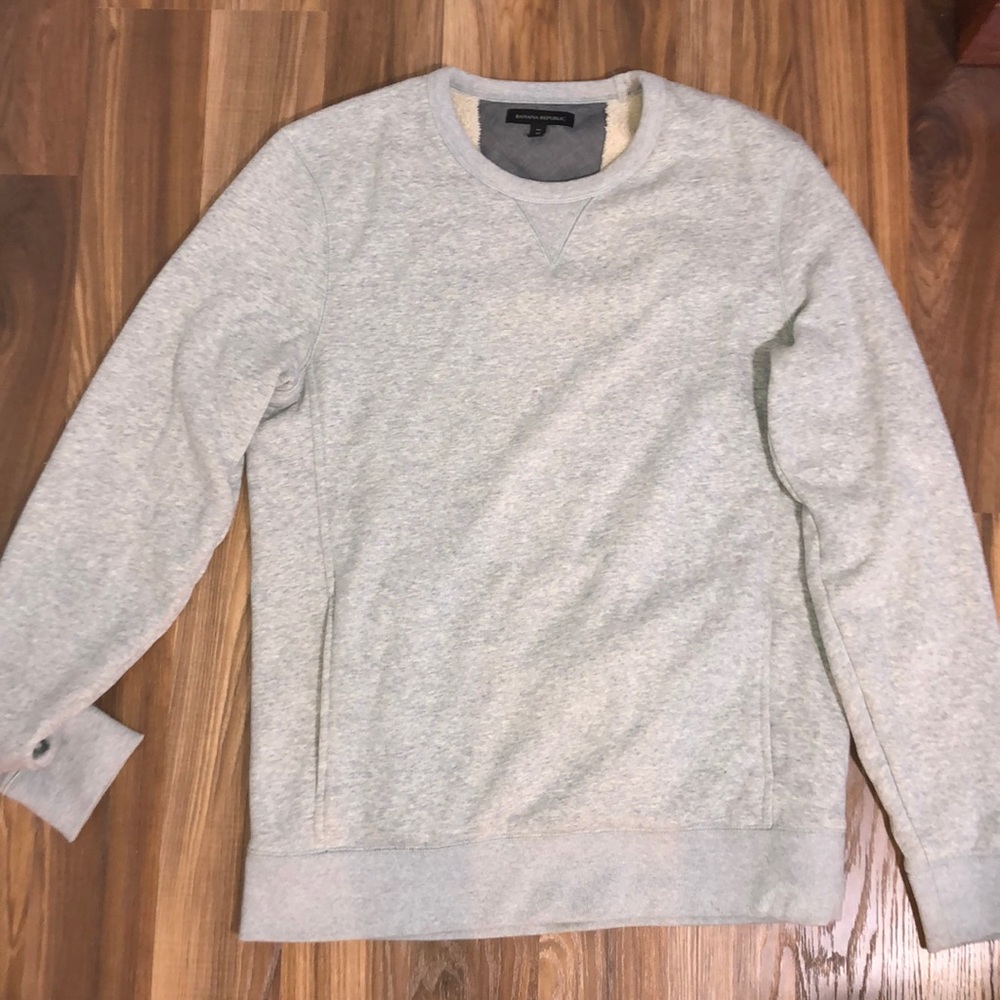 banana republic fur lined sweater